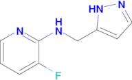 3-fluoro-N-[(1H-pyrazol-5-yl)methyl]pyridin-2-amine