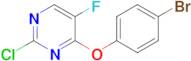 4-(4-Bromophenoxy)-2-chloro-5-fluoropyrimidine