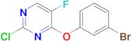 4-(3-Bromophenoxy)-2-chloro-5-fluoropyrimidine