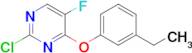 2-Chloro-4-(3-ethylphenoxy)-5-fluoropyrimidine