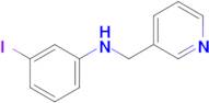 3-Iodo-N-(pyridin-3-ylmethyl)aniline