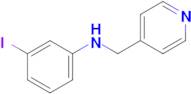 3-Iodo-N-(pyridin-4-ylmethyl)aniline