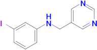 3-Iodo-N-(pyrimidin-5-ylmethyl)aniline