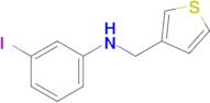 3-Iodo-N-(thiophen-3-ylmethyl)aniline