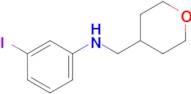 3-Iodo-N-((tetrahydro-2h-pyran-4-yl)methyl)aniline