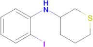 n-(2-Iodophenyl)tetrahydro-2h-thiopyran-3-amine