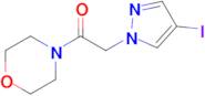 2-(4-Iodo-1h-pyrazol-1-yl)-1-morpholinoethan-1-one