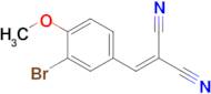 2-(3-Bromo-4-methoxybenzylidene)malononitrile