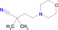 2,2-Dimethyl-4-morpholinobutanenitrile