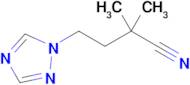 2,2-Dimethyl-4-(1h-1,2,4-triazol-1-yl)butanenitrile
