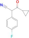 3-Cyclopropyl-2-(4-fluorophenyl)-3-oxopropanenitrile