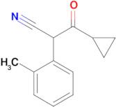3-Cyclopropyl-3-oxo-2-(o-tolyl)propanenitrile