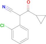 2-(2-Chlorophenyl)-3-cyclopropyl-3-oxopropanenitrile