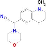2-(1-Methyl-1,2,3,4-tetrahydroquinolin-6-yl)-2-morpholinoacetonitrile