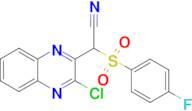 2-(3-Chloroquinoxalin-2-yl)-2-((4-fluorophenyl)sulfonyl)acetonitrile