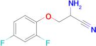 2-Amino-3-(2,4-difluorophenoxy)propanenitrile