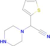 2-(Piperazin-1-yl)-2-(thiophen-2-yl)acetonitrile