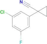 1-(3-Chloro-5-fluorophenyl)cyclopropane-1-carbonitrile