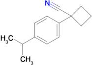 1-(4-Isopropylphenyl)cyclobutane-1-carbonitrile