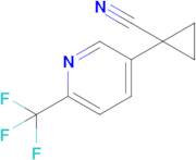 1-(6-(Trifluoromethyl)pyridin-3-yl)cyclopropane-1-carbonitrile