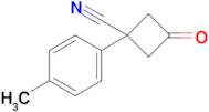 3-Oxo-1-(p-tolyl)cyclobutane-1-carbonitrile