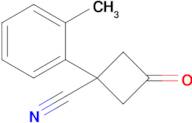 3-Oxo-1-(o-tolyl)cyclobutane-1-carbonitrile