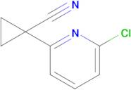 1-(6-Chloropyridin-2-yl)cyclopropane-1-carbonitrile