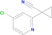 1-(4-Chloropyridin-2-yl)cyclopropane-1-carbonitrile