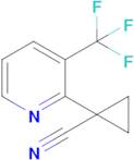 1-(3-(Trifluoromethyl)pyridin-2-yl)cyclopropane-1-carbonitrile