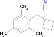 1-(2,4,6-Trimethylbenzyl)cyclobutane-1-carbonitrile