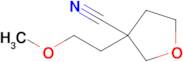 3-(2-Methoxyethyl)tetrahydrofuran-3-carbonitrile
