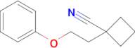 1-(2-Phenoxyethyl)cyclobutane-1-carbonitrile