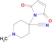 4-(2,5-Dioxo-2,5-dihydro-1h-pyrrol-1-yl)-1-methylpiperidine-4-carbonitrile