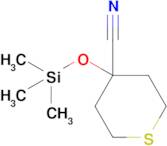 4-((Trimethylsilyl)oxy)tetrahydro-2h-thiopyran-4-carbonitrile