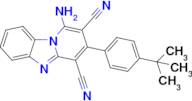 1-Amino-3-(4-(tert-butyl)phenyl)benzo[4,5]imidazo[1,2-a]pyridine-2,4-dicarbonitrile