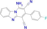 1-Amino-3-(4-fluorophenyl)benzo[4,5]imidazo[1,2-a]pyridine-2,4-dicarbonitrile