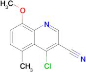 4-Chloro-8-methoxy-5-methylquinoline-3-carbonitrile