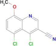 4,5-Dichloro-8-methoxyquinoline-3-carbonitrile