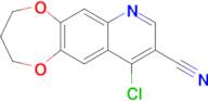 10-Chloro-3,4-dihydro-2h-[1,4]dioxepino[2,3-g]quinoline-9-carbonitrile