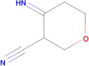 4-iminooxane-3-carbonitrile