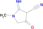 2-imino-1-methyl-4-oxopyrrolidine-3-carbonitrile