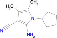 2-Amino-1-cyclopentyl-4,5-dimethyl-1h-pyrrole-3-carbonitrile