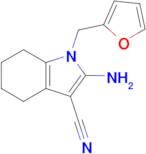 2-Amino-1-(furan-2-ylmethyl)-4,5,6,7-tetrahydro-1h-indole-3-carbonitrile