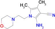 2-Amino-4,5-dimethyl-1-(2-morpholinoethyl)-1h-pyrrole-3-carbonitrile