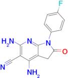 4,6-Diamino-1-(4-fluorophenyl)-2-oxo-2,3-dihydro-1h-pyrrolo[2,3-b]pyridine-5-carbonitrile