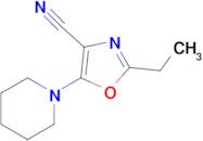 2-Ethyl-5-(piperidin-1-yl)oxazole-4-carbonitrile