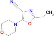 2-Ethyl-5-morpholinooxazole-4-carbonitrile