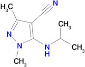 5-(Isopropylamino)-1,3-dimethyl-1h-pyrazole-4-carbonitrile