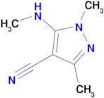 1,3-Dimethyl-5-(methylamino)-1h-pyrazole-4-carbonitrile