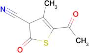 5-acetyl-4-methyl-2-oxo-2,3-dihydrothiophene-3-carbonitrile